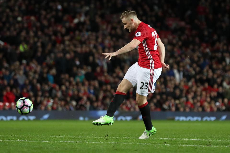  Luke Shaw's late strike won the penalty which led to the equaliser