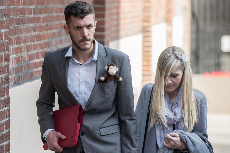  Parents of Charlie Gard, Chris Gard and Connie Yates, leaving the Royal Courts of Justice