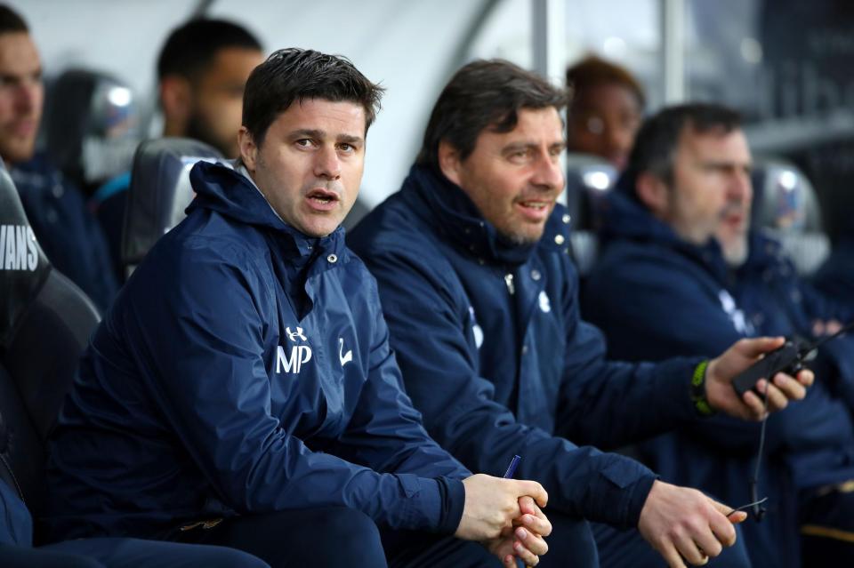 Argentinian Maurico Pochettino has seen Spurs improve in every season under his command