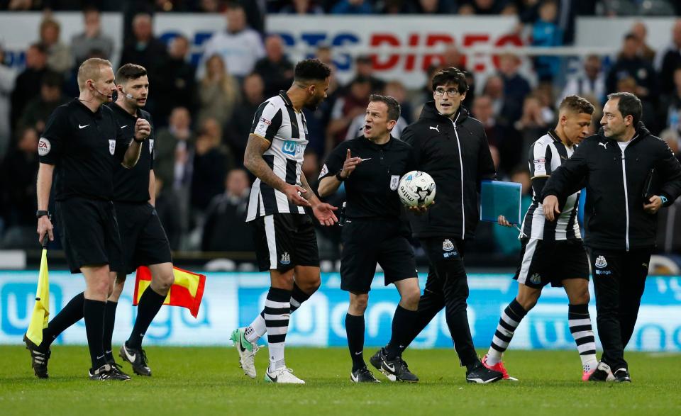  Newcastle try and clear up what happened with referee Keith Stroud