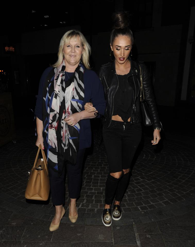  Megan showed that a night out with mum is the best cure for a broken heart