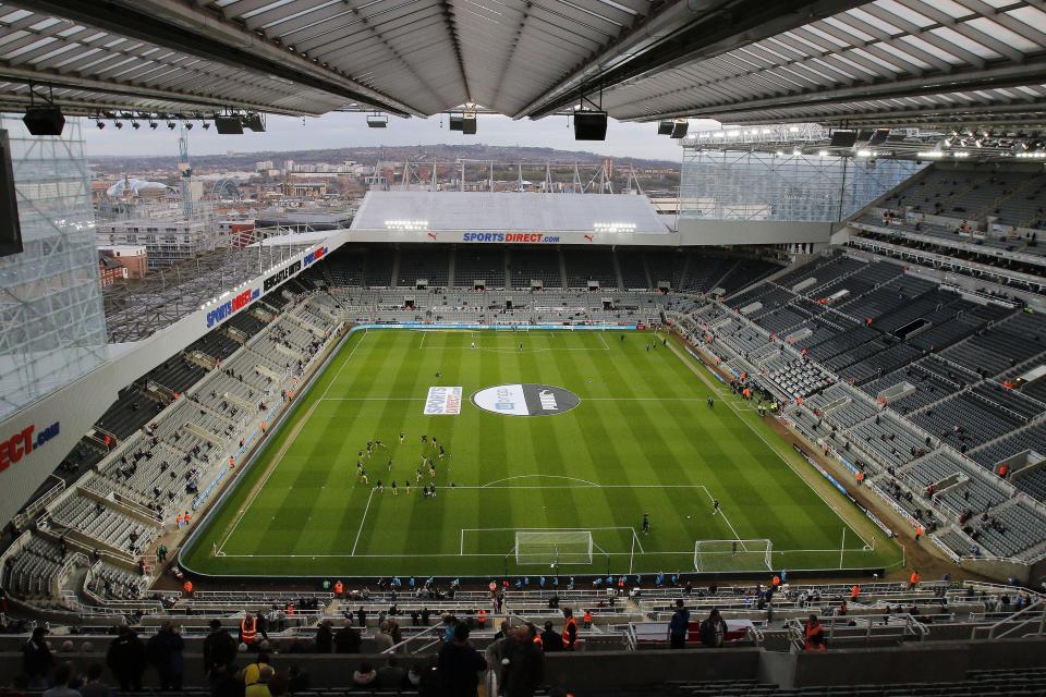  St James' Park remains one of the biggest stadia in English football