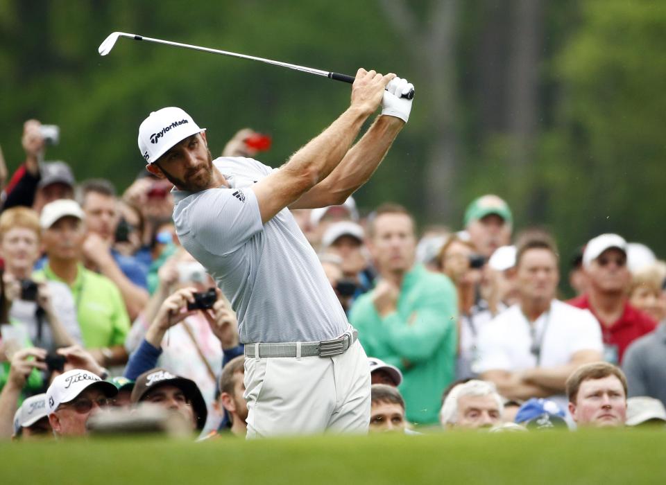  Dustin Johnson WILL tee off in the Masters