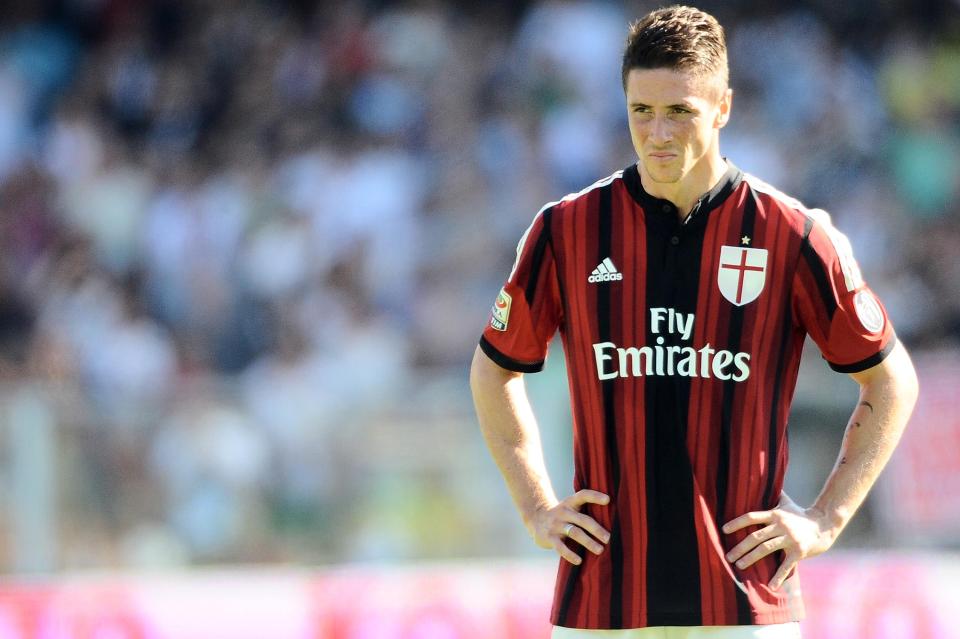  Fernando Torres' brief time at AC Milan just yielded one goal