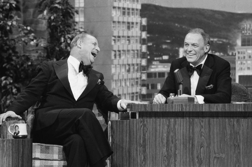 Don Rickles appears on The Tonight Show with guest host Frank Sinatra