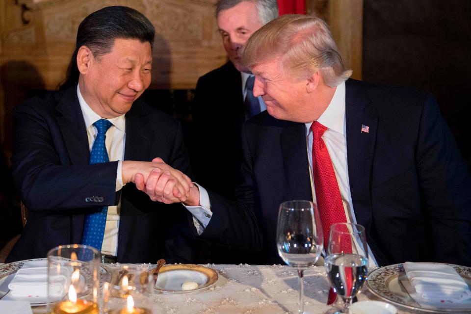  Trump yesterday met Chinese President Xi Jinping at the tycoon’s Mar-a-Lago resort in Florida before the attack took place