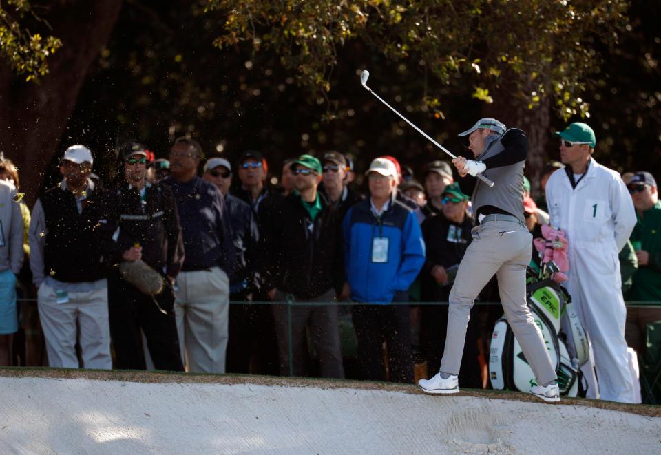  Danny Willett's second round got off to a stinking start when he shanked his second shot