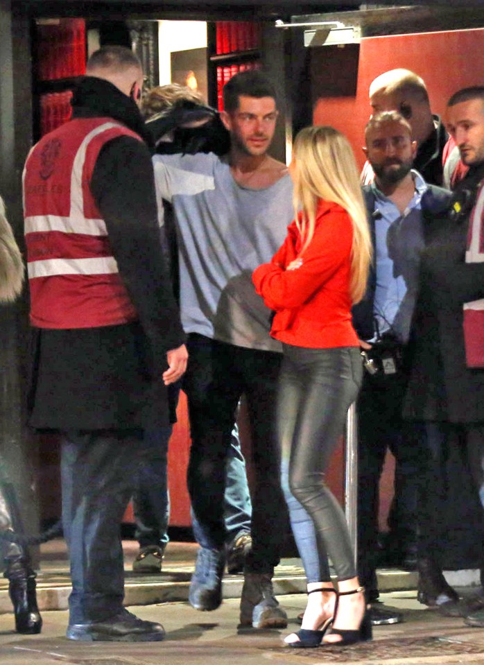 Alex Mytton has been pictured leaving a club in London with a mystery woman