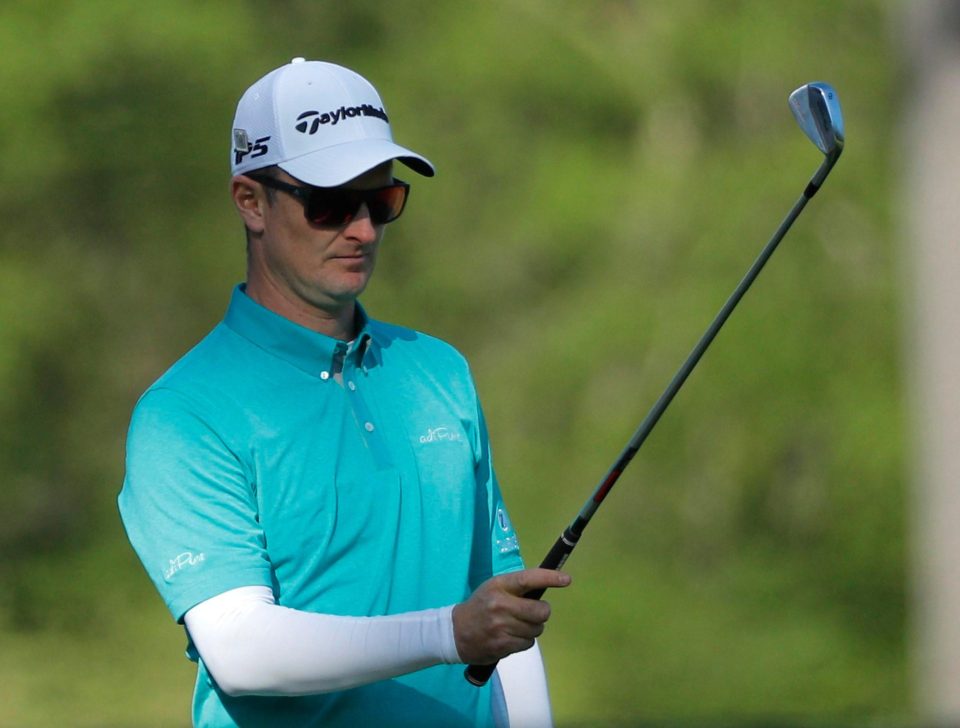  Justin Rose is leading the English charge at Augusta