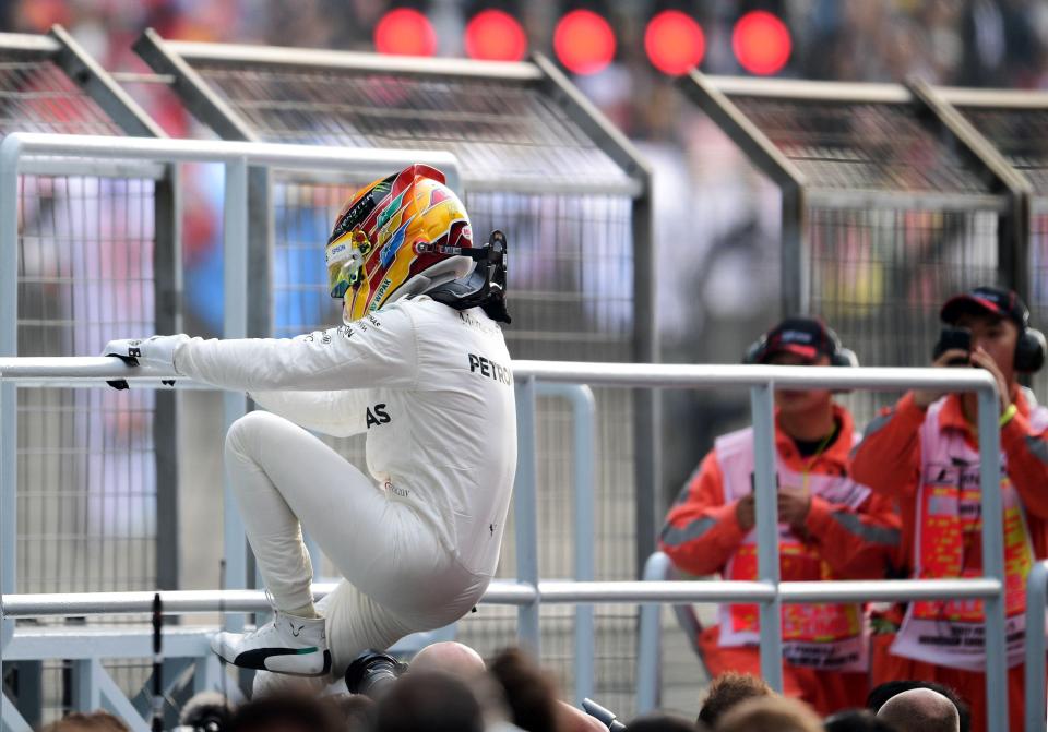  Lewis Hamilton will be hoping to turn this pole position into a win after finishing second in Melbourne