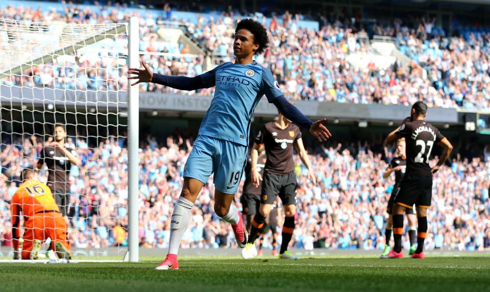  Leroy Sane has blistering pace on the flanks and has impressed in his debut campaign