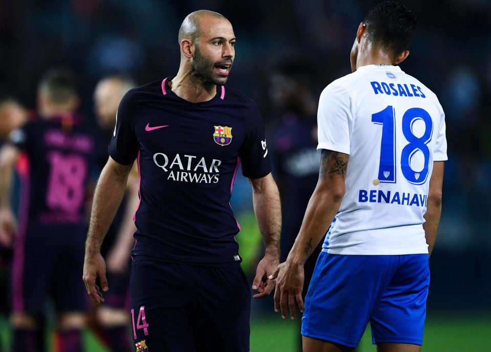 Javier Mascherano has been a stalwart since joining Barcelona in 2010