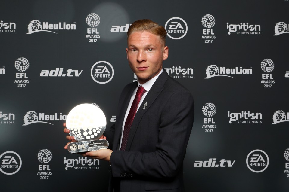 Myles Judd won the League 2 apprentice of the year and clubs are circling over the right-back