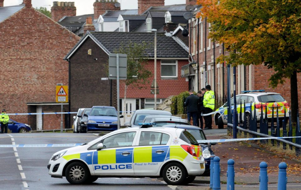  The young woman's body was found in the blood-soaked flat by a horrified friend