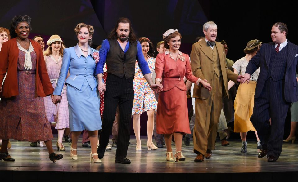  Cast applaud . . . show debuted on Broadway more than seventy years ago