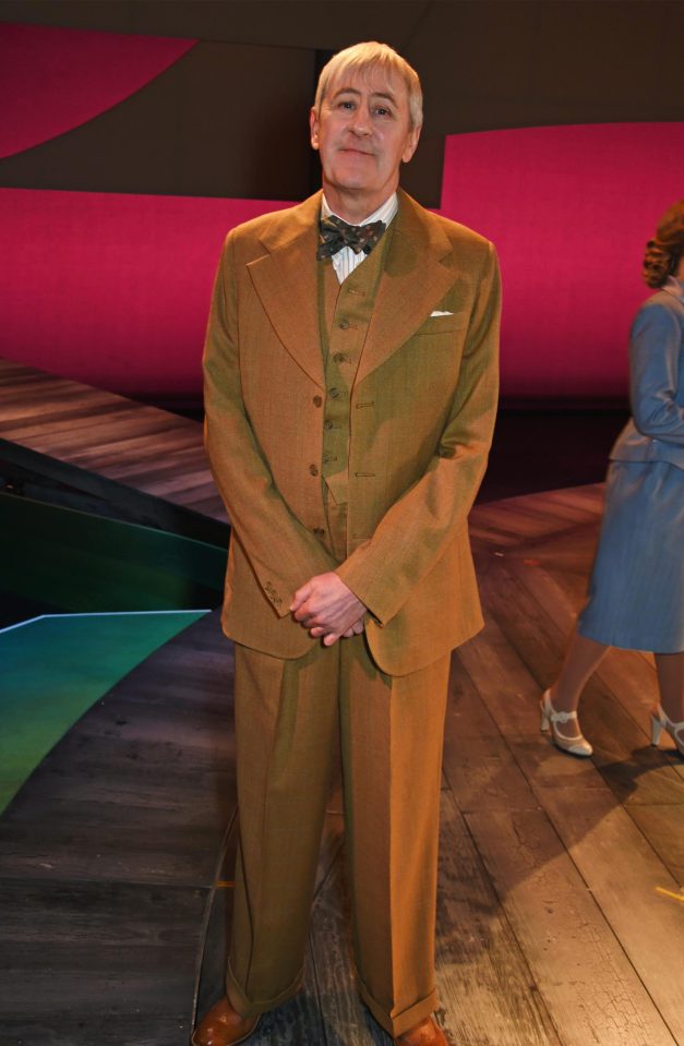  King of the theatre . . . Nicholas Lyndhurst steps out in style for Carousel