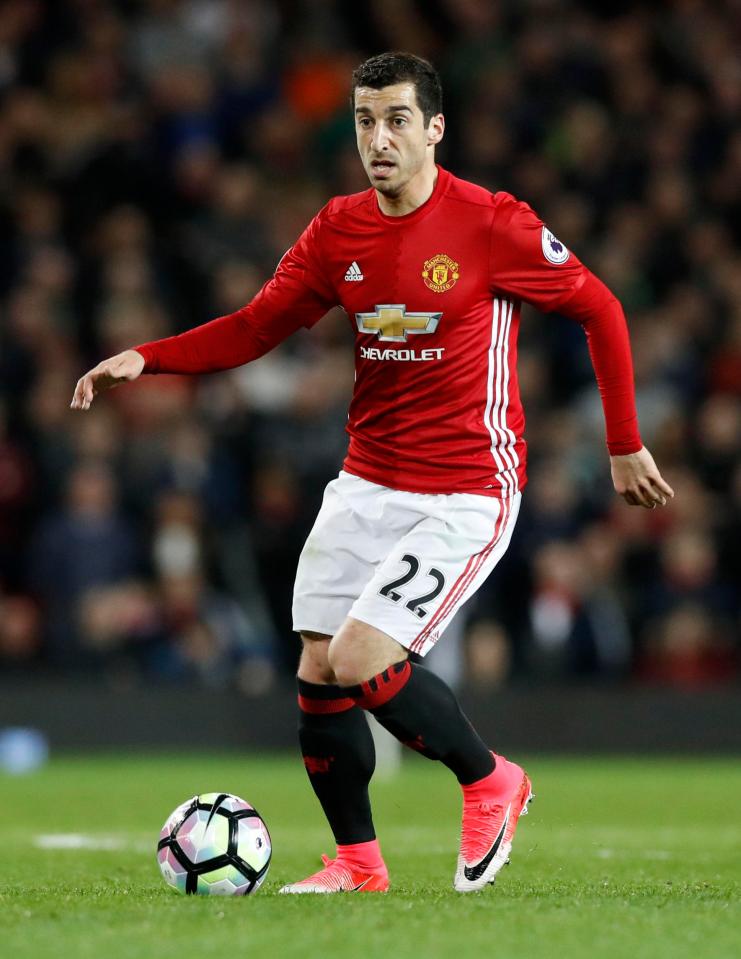  Henrikh Mkhitaryan scored Manchester United's goal in their 1-1 draw with Anderlecht in the first leg