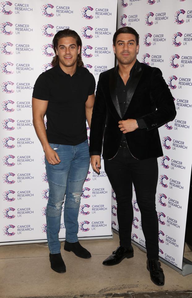  Brothers Jon and Chris Clark arrived as reports suggest Chris has split with Jesy Nelson