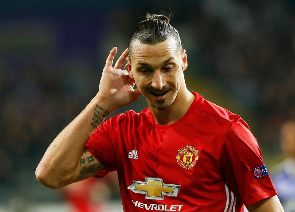  Zlatan Ibrahimovic was rested by Jose Mourinho