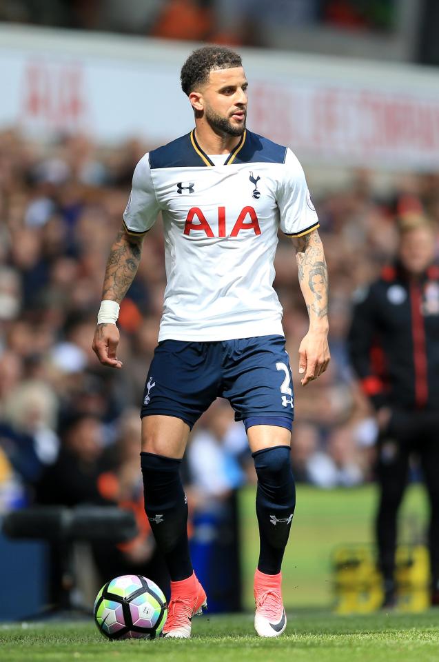  Kyle Walker is Spurs and England's first choice right-back, so will be of interest to top clubs