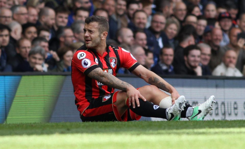  The England star sunk to the ground in pain at White Hart Lane