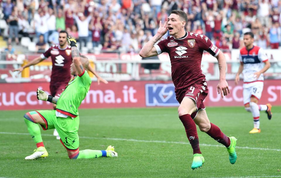  Andrea Belotti will be allowed to leave Torino if a big-money offer comes in