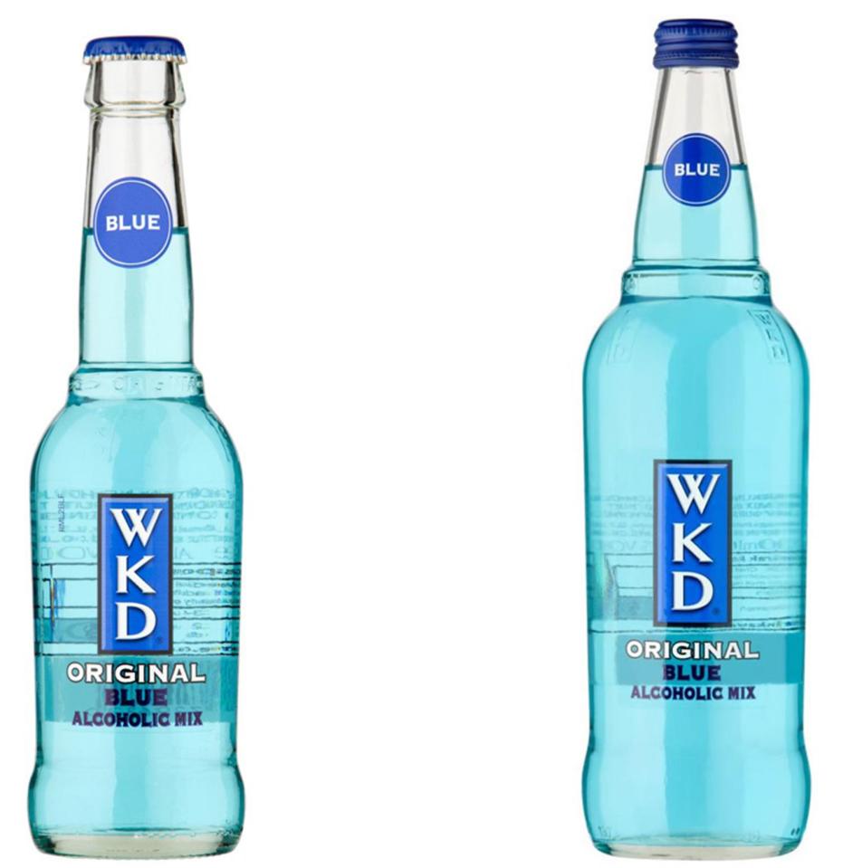  Bottles of WKD are now down to 275ml from 330ml