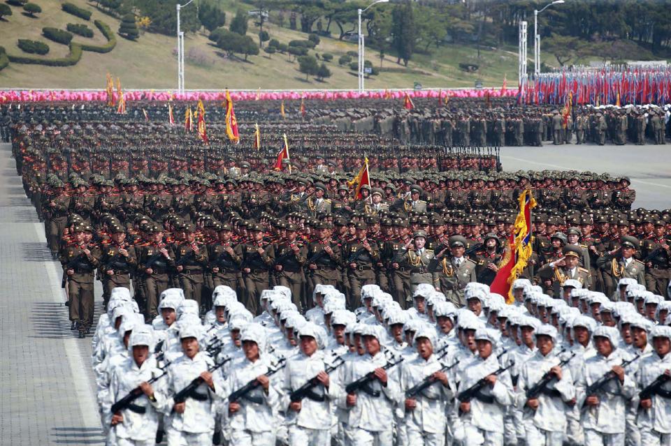  Navy, army and other armed forces joined in the enormous parade