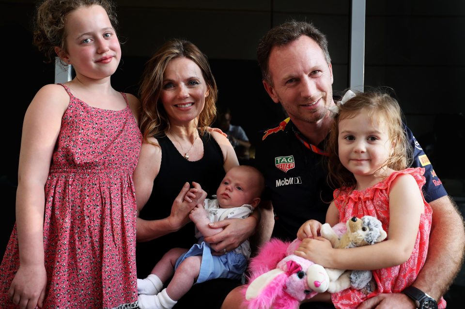  Geri joked that she is the fourth child in the Horner family