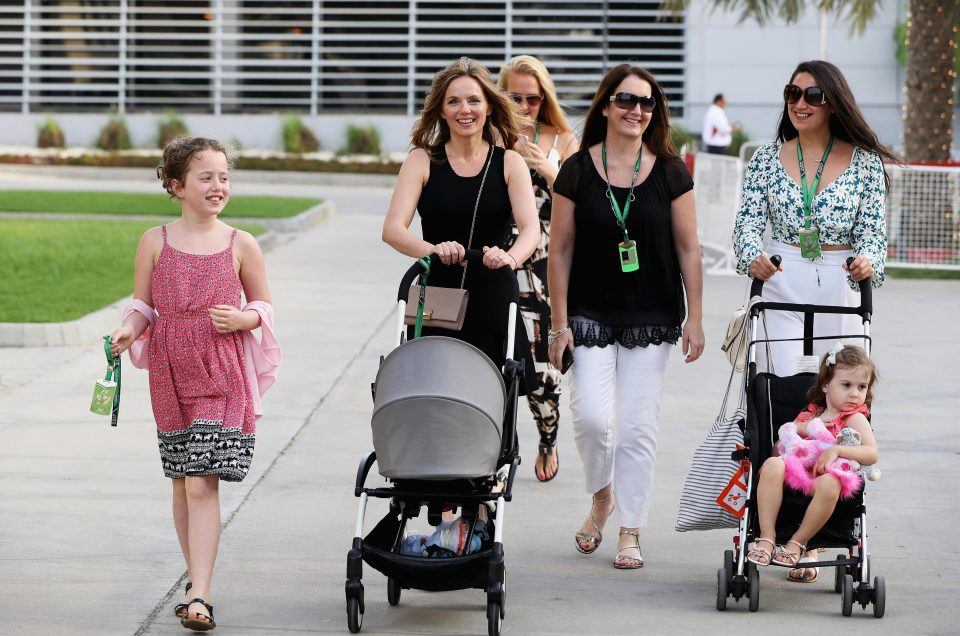  The Horners were enjoying the Bahrain Formula One race