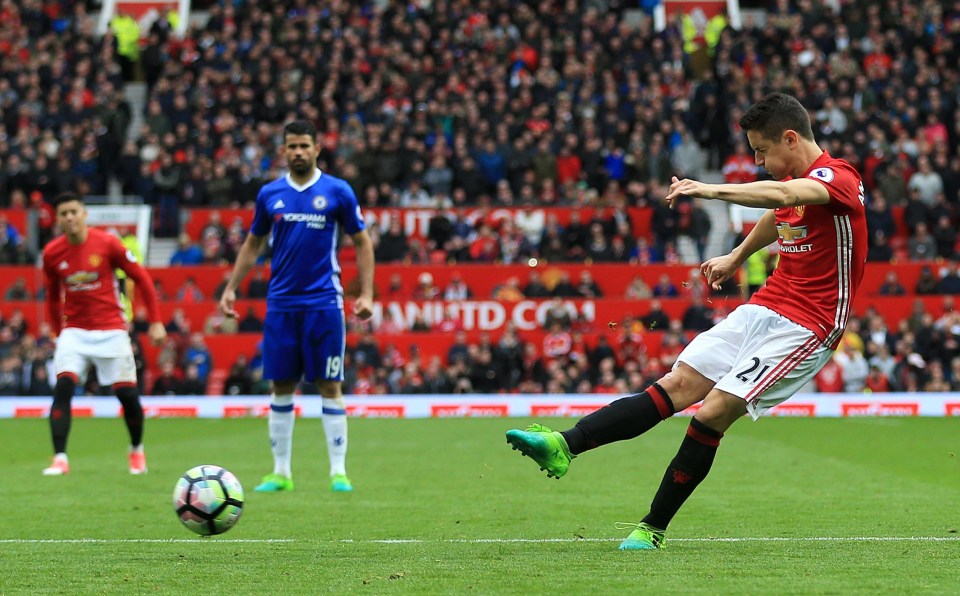 Ander Herrera played a blinder for Man United against Chelsea but was soon dropped