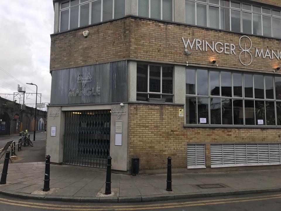  The police raid at Collins' home was in connection with an acid attack at the Mangle E8 club in Dalston