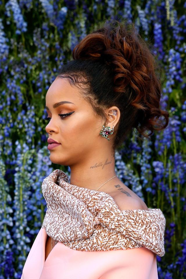  Rihanna also has one - but many people say it's the most painful place to get body art