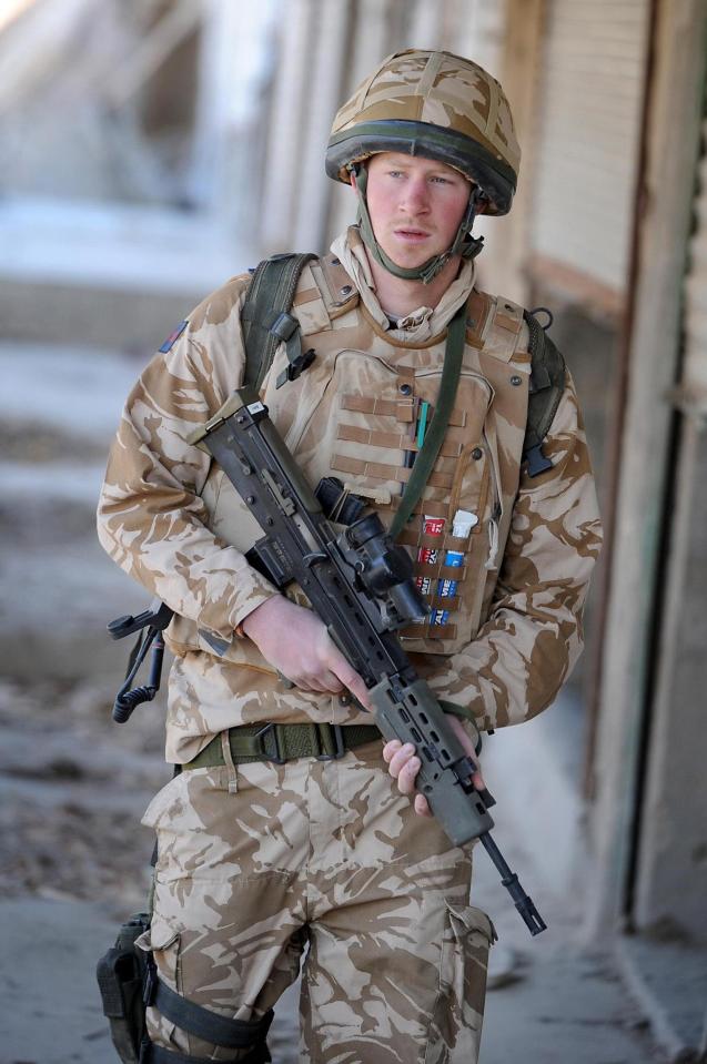  Army strife . . . The royal serving in Afghanistan in 2008