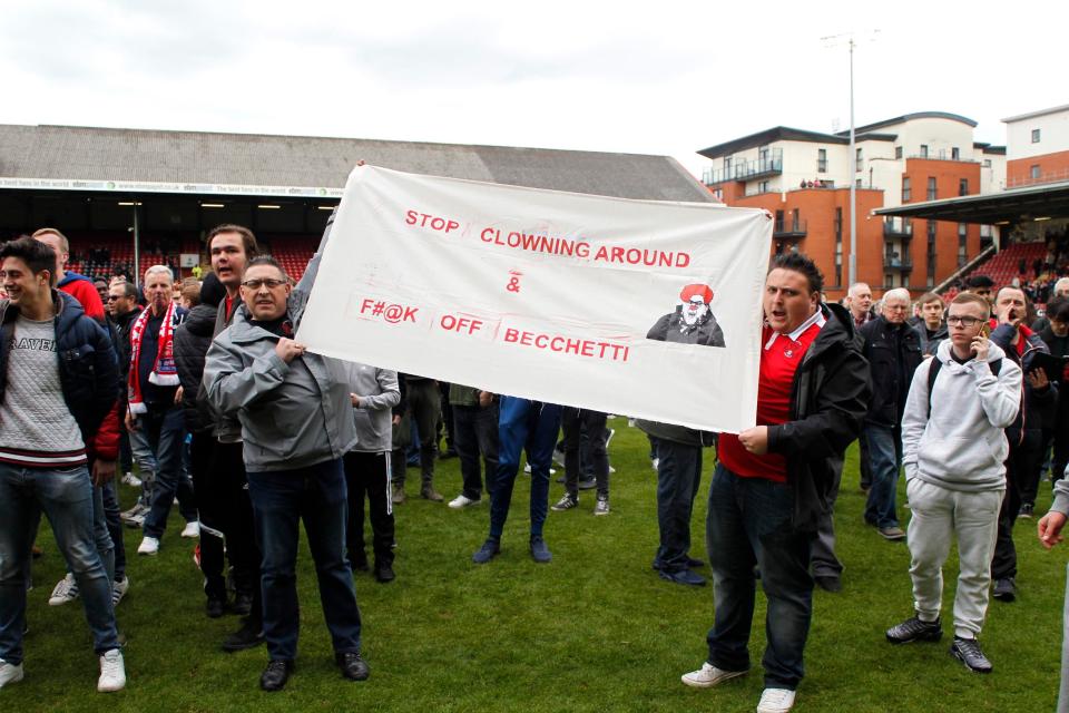  Furious Orient fans made their feelings known at full-time