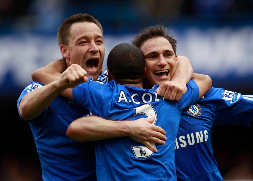  John Terry's former team-mates Frank Lampard and Ashley Cole have both gone on to play in the MLS