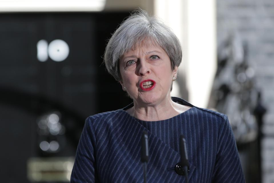  Theresa May has called for a snap election on June 8