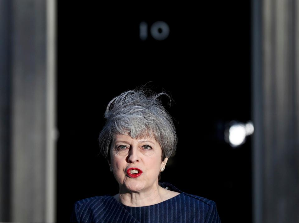  Theresa May today said she would seek a vote in Parliament to call a general election on June 8