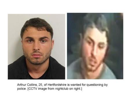  The Sun revealed Arthur is wanted in connection with the attack at Mangle nightclub where 20 victims were doused with a corrosive substance