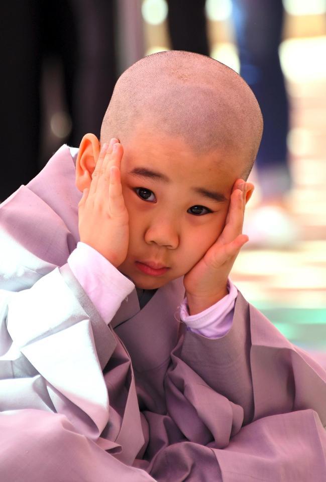 Children Becoming Buddhist Monks