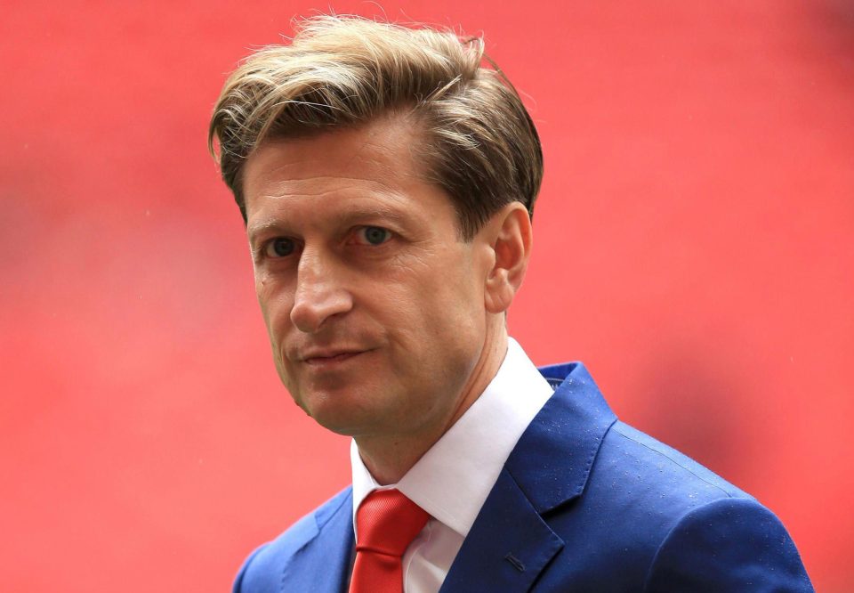  Crystal Palace chairman Steve Parish is looking for Sam Allardyce's replacement