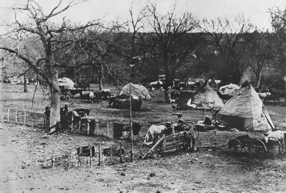  It was reported how Osage Indians would park their limos around campfires