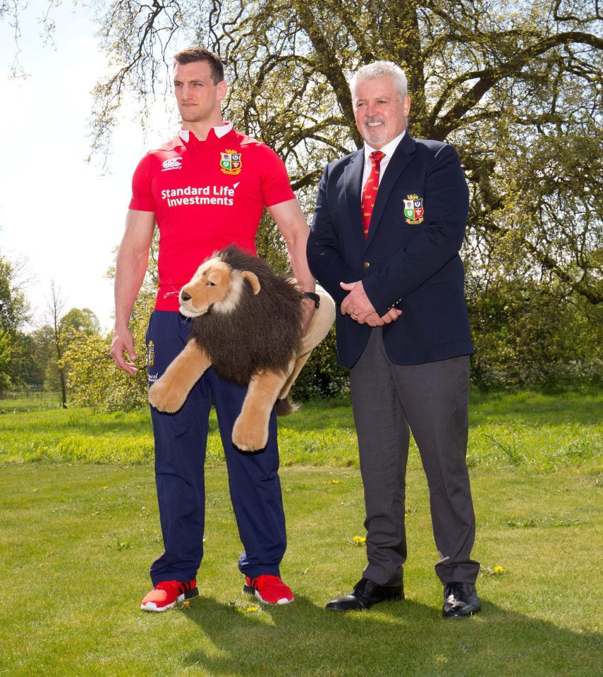 Warren Gatland has named Sam Warburton as captain for his Lions squad