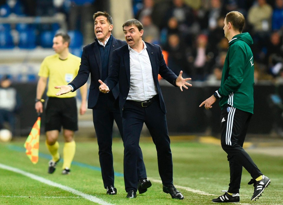 Celta Vigo chief Eduardo Berizzo Magnolo gets heated despite his side staying in command for long eriods