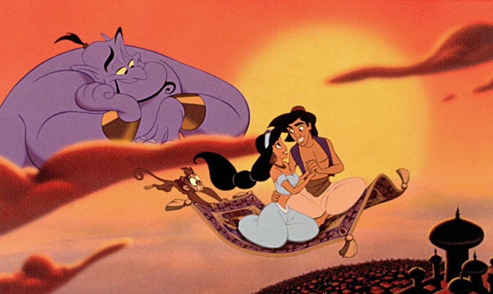  Aladdin and Jasmine's wedding night proves to be an innuendo opportunity for the Genie