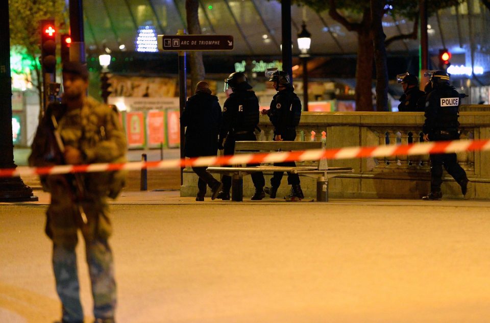  A police cordon is in place around the scene