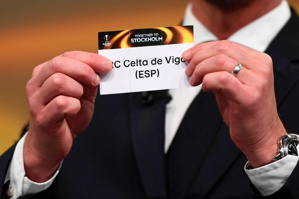  Celta Vigo will be the opposition for Manchester United in the Europa League semi-final