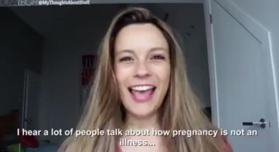  Mummy blogger Tova Leigh made a funny video about the not-so-glamorous side of pregnancy