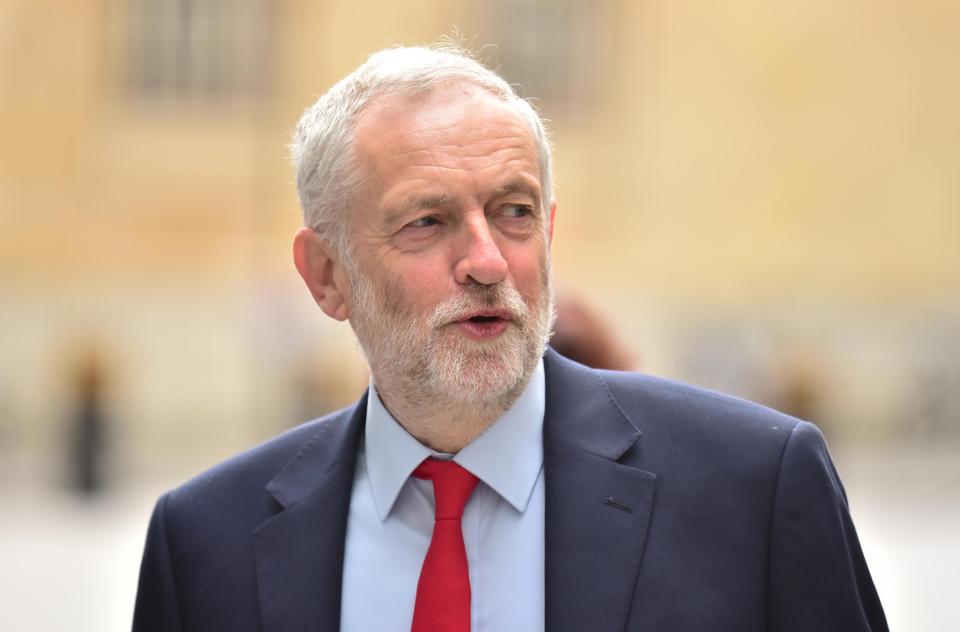  Mr Corbyn put himself at odds with his Shadow Defence Secretary and many of his MPs