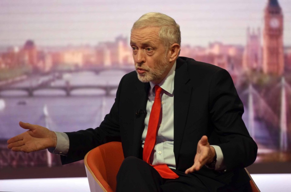 The hapless leftie said Labour could withdraw troops from NATO in Eastern Europe